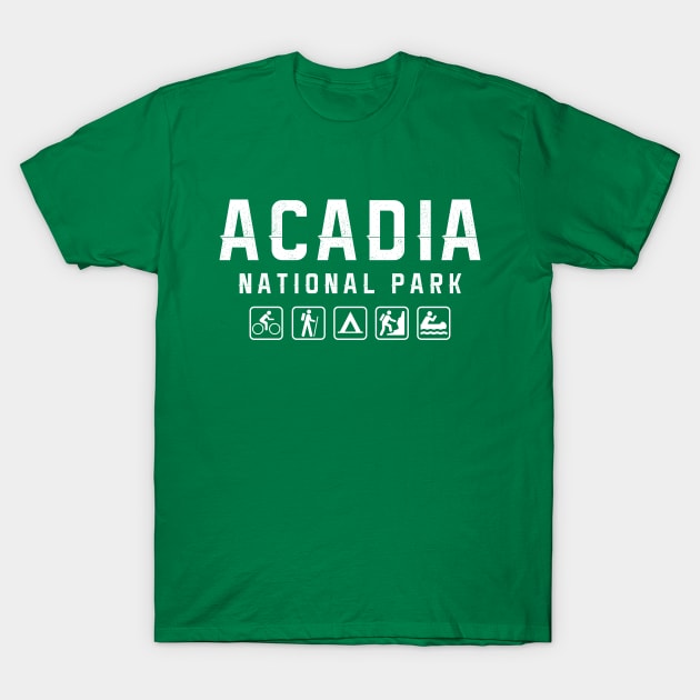 Acadia National Park, Maine T-Shirt by npmaps